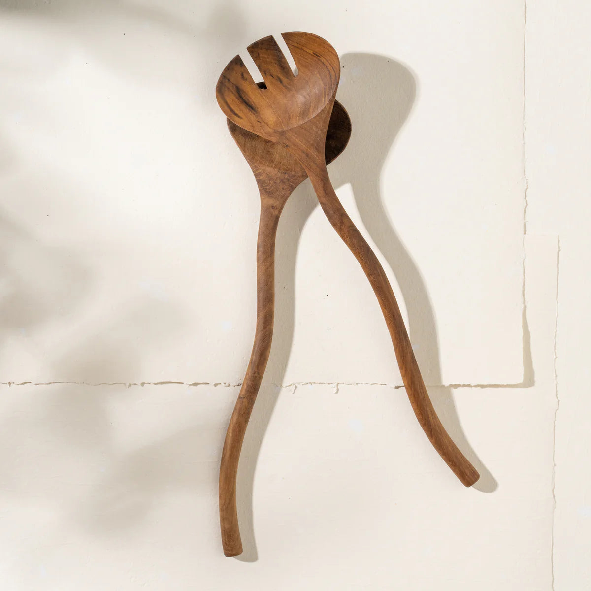 INARTISAN TANDI TEAK SALAD SERVERS