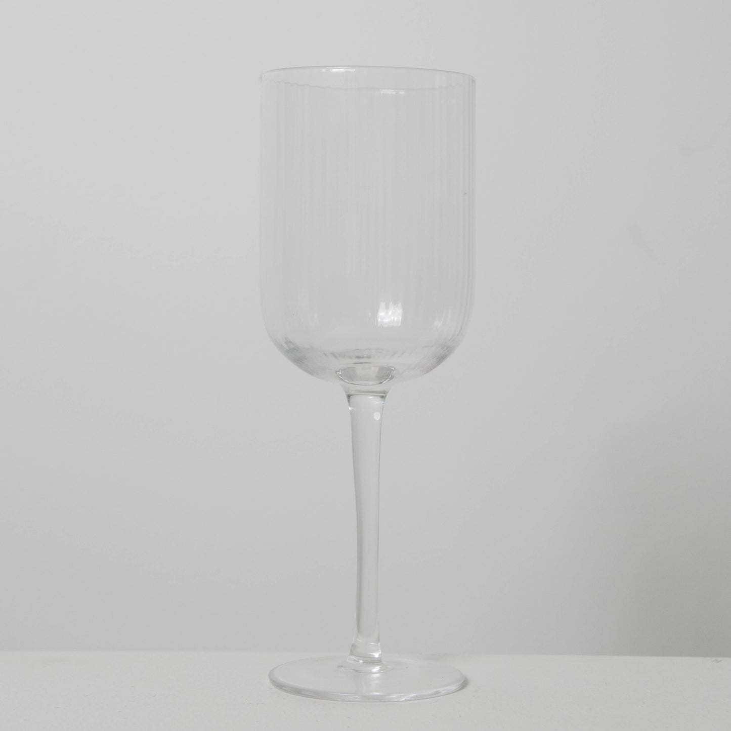 Ivy Ribbed Wine Glass (s4)