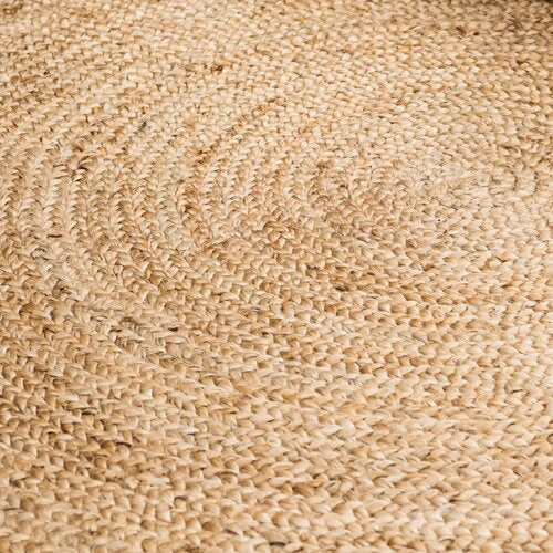 Braided round rug