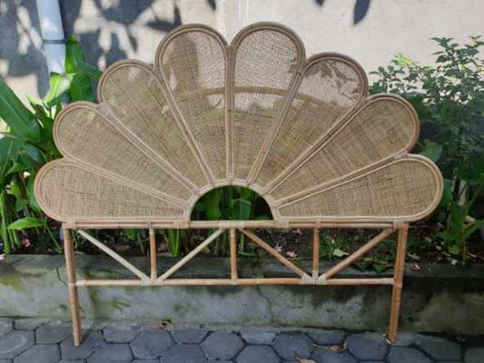 Poppy Rattan Bedhead